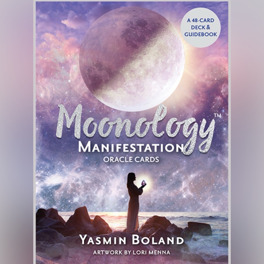 Moonology Manifestation Oracle Cards by Yasmin Boland - Artwork by Lori Menna 🌖